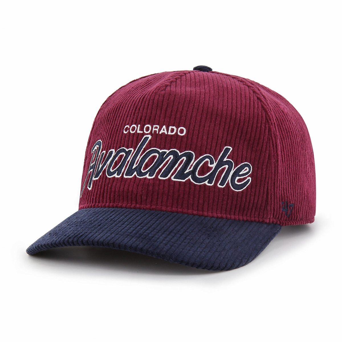 Colorado Avalanche '47 Captain Snapback Hat - Burgundy