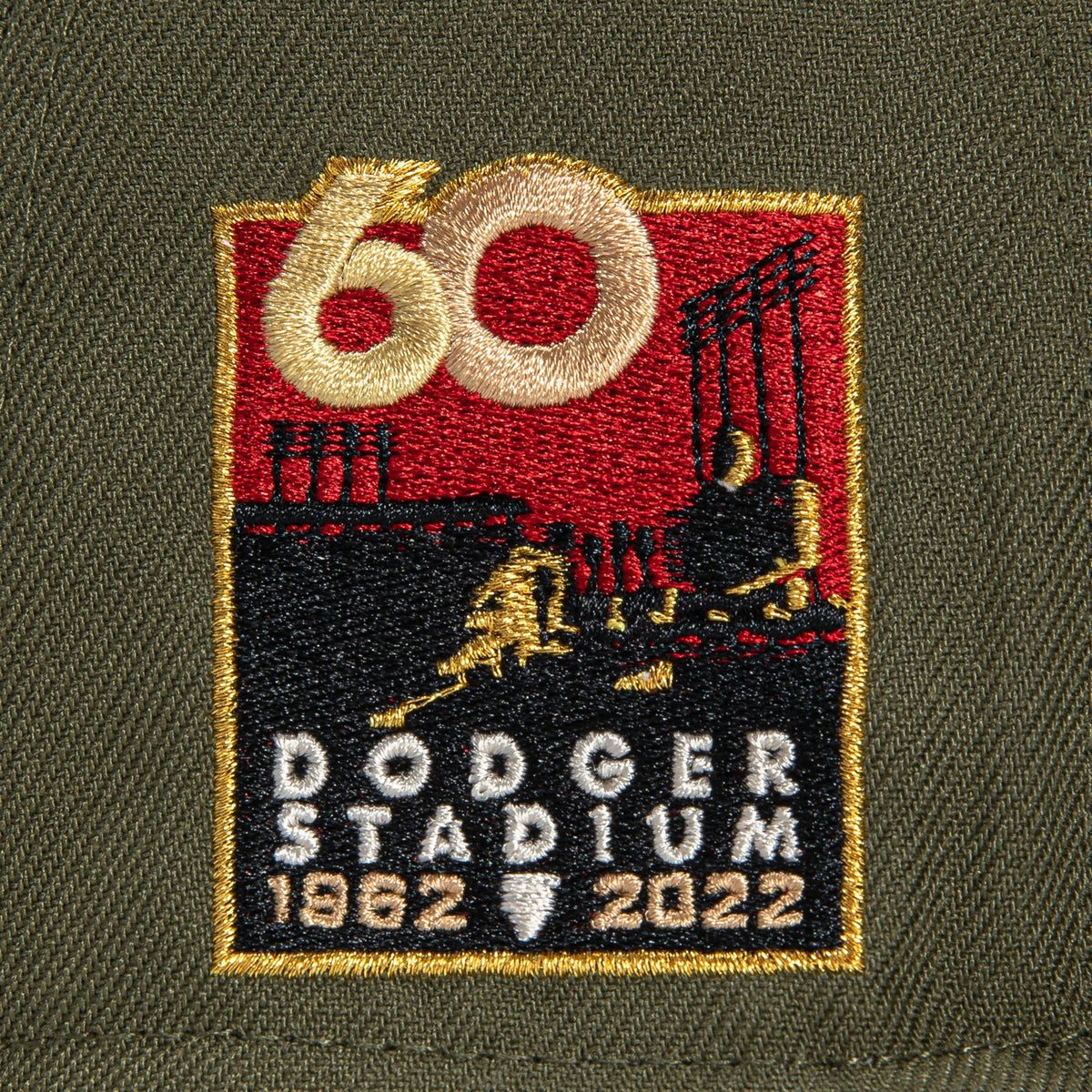 New Era 59Fifty Los Angeles Dodgers 60th Anniversary Stadium Patch