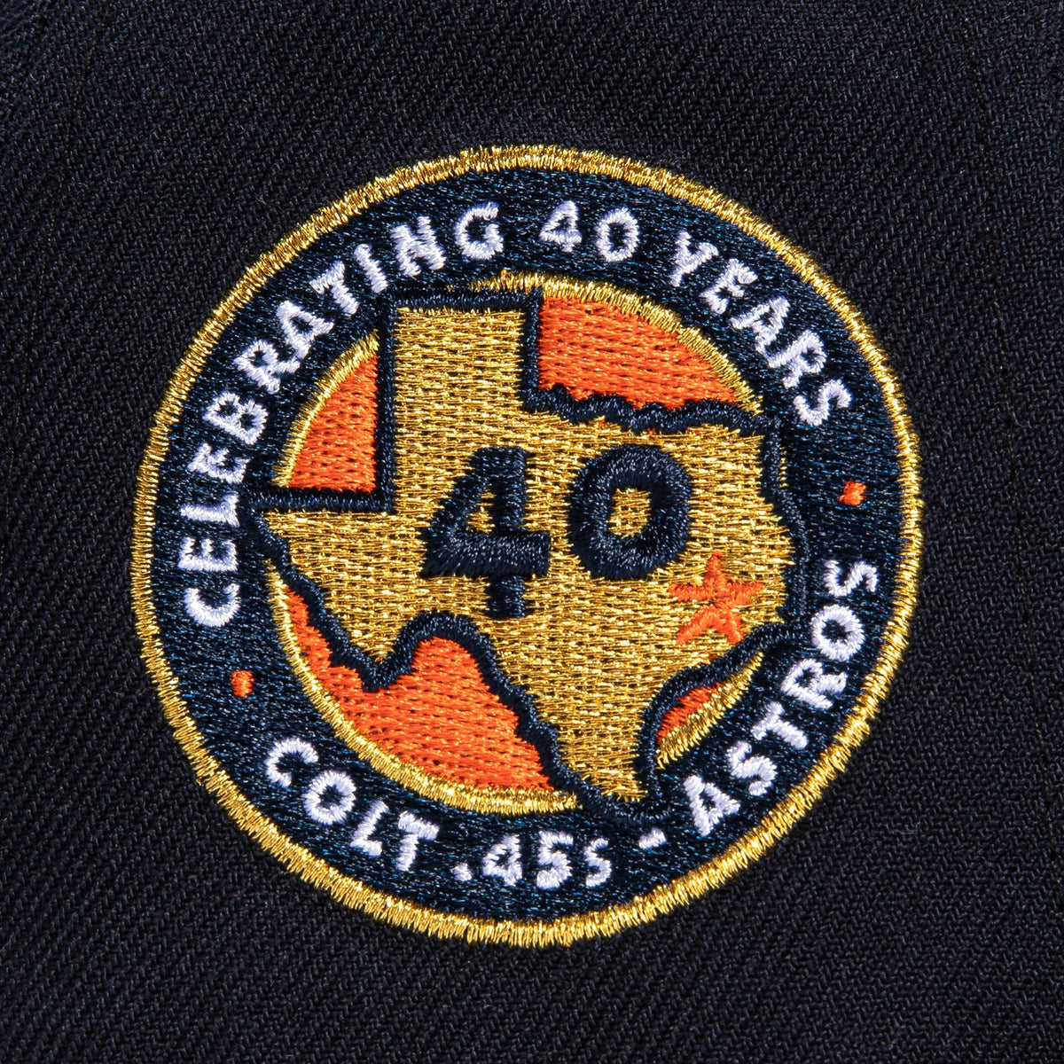 Hat Club Colt 45 Beer Pack Houston Astros 40th Anniversary Patch